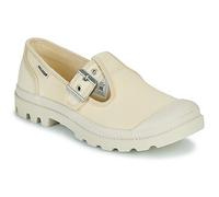Palladium Damen Low Sneaker Pampa M-Jane Washed 94475-210-M Creme, Größe:37 EU