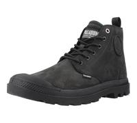 Schnürboots PALLADIUM "PAMPA HI NBK", Herren, Gr. 39, schwarz, Leder, Schuhe, Schnürstiefel, Schnürstiefelette (57177238-39) schwarz