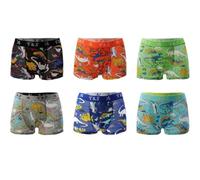Palleon 6er Pack Boxershorts Jungen | Boxer Pants Kinder (104-110, Mehrfarbig)