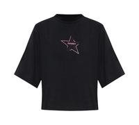 Palm Angels - Icon Box T-Shirt - - Tops - Damen - Schwarzk - S