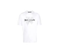 Palm Angels Los Angeles Monogram Print T-Shirt Weiß Herren L