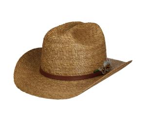 Palm Braid Westernhut by Stetson hellbraun M (56-57 cm)