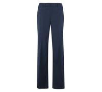 Boyfriend-Hose RAPHAELA BY BRAX "Style PAM FLARED", Damen, Gr. 46K (23), Kurzgrößen, navy, Web, 61% Leinen, 18% Viskose, 18% Baumwolle, 3% Elasthan, Hosen (14787209-23) navy