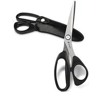 Pamara Stoffschere Nähen 22cm - Extra Scharfe Schneiderschere inkl. Etui - Geeignet für Basteln & Täglichen Gebrauch - Haushaltsschere Hochwertig, Büroschere