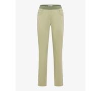 Chinohose RAPHAELA BY BRAX "Style PAMINA FUN", Damen, Gr. 40, Normalgrößen, grün, Web, 86% Baumwolle, 10% Elastomultiester, 4% Elasthan, slim fit, Hosen Chinohose (32947829-40) grün