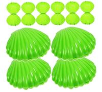 PAMINGONO 10stücke Muschel Zuckerboxen Dekorative Candy Box Für Hochzeiten Partys Schmuckaufbewahrung Kunststoff