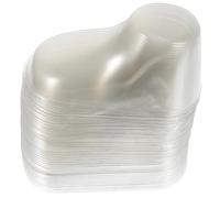 PAMINGONO 40 Stück Transparente PVC Schuhspanner für Babyschuhe und Socken Babyfüße Display Stabiler Schuhformer für Kleinkinderschuhe und Schühchen Vielseitiger Präsentationsständer