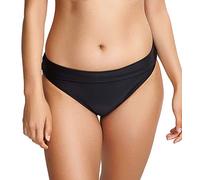 Panache Anya Riva Bikinihose mit gefaltetem Oberteil, Schwarz, S