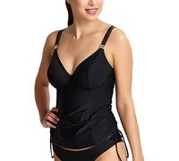 Panache Damen Anya Riva Elegant Tankini Top - Balconette-Stil mit stützender & verstellbarer Passform, Schwarz, 75D
