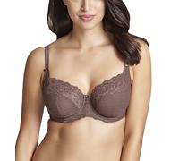 Panache Damen Envy Bügel-BH Balconette-Stretch Spitze | volle Abdeckung, stützender Lift & Komfort für große Brust, Kastanie, 65F