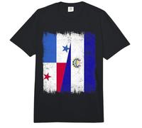Panama EL Salvador Flagge | panamaische salvadorianische Wurzeln Comfort Colors Adult Heavyweight T-Shirt