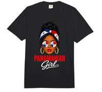 Panama Girl Flagge Panamaische Fahne Frau Comfort Colors Adult Heavyweight T-Shirt