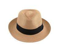 Panama-Hut, Unisex, Sommerhut, Strandhut für Männer und Frauen, Strohhut, Panama-Hut, aufrollbar