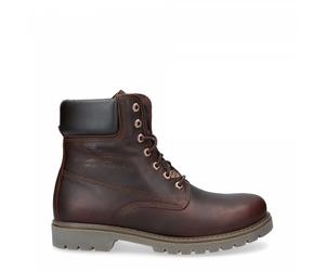 Panama Jack 03 C52 Braune Herrenstiefel, wasserdichte Lederschnürsenkel, Wander-Knöchel-Chukka EU 39/UK 6