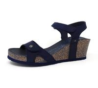 Panama Jack Damen Julia Basics Riemchensandalen, Blau (Marino B10), 38 EU