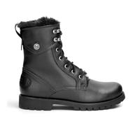Panama Jack Benissa B2 Damen Winterstiefel aus Schwarzem Leder mit Schnürung