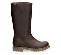 Panama Jack Damen Bambina Braune Wasserdichte Lederstiefel Mit Hohem Winterstiefel