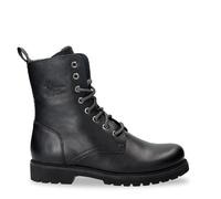 Panama Jack Damen Frisia B1 Schwarze Wasserdichte Kampfstiefel aus Leder