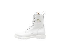 Panama Jack Damen Frisia Combat Boot, Blanco, 38 EU