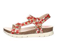 Panama Jack Damen Sally Garden Flat Sandal, Rojo B1, 38 EU