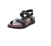 Panama Jack Damen Sandalen SELMA Schwarz Lackleder, Größe:40, Farbauswahl:schwarz