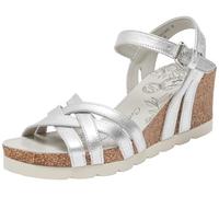 Panama Jack Damen Vera Shine Wedge Sandal, Plata B6, 38 EU