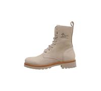 Panama Jack Friesland, Combat Stiefel für Damen, Ecru B012, 37 EU