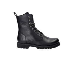 Panama Jack - Gefütterte Stiefeletten mit Schnürsenkeln - Frisia B1 Napa Negro/Black für Damen aus Leder - Größe 36 - schwarz schwarz 36