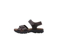 Sandale PANAMA JACK "Sanders", Herren, Gr. 44, braun (dunkelbraun), Nappaleder, vintage, casual, Schuhe, Sommerschuh, Outdoorsandale, Urlaubschuh mit Klettverschlüssen (64543157-44) dunkelbraun