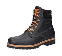 Panama Jack Herren Schnürstiefel Panama, Männer Stiefel,Lammfell,Schnürsenkel,schnürung,Boots,Winterstiefel,Winterschuhe,Schwarz,42 EU / 8 UK