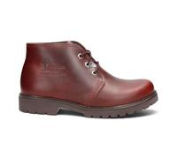 Panama Jack Wasserdichte Schnürstiefeletten aus bordeauxrotem Leder für Herren - Bota C77 EU41