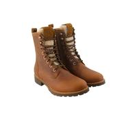 Panama Jack Ibi B2 Damen Winterstiefeletten Glattleder | Winterstiefel, Braun, Schnürung, seitlicher Reißverschluss, Wasserdicht, Damen, Schuhe