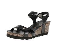Panama Jack Edle Leder Sandalette, Julia 057868, Color:schwarz, 11-Deutsch:40