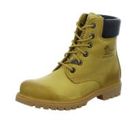 Panama Jack Biker Boots Panama 03 Wool Damen – warm gefüttert, Kurzschaft – Gelb (Vintage) 42 EU