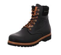 Panama Jack Herren Schnürstiefel Panama, Männer Stiefel,Lammfell,Schnürsenkel,Winterschuhe,uebergangsstiefel,Schwarz,45 EU / 11 UK