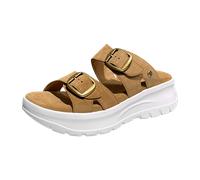 Panama Jack Pantoletten für Damen aus Italien, Spanien und Portugal für Damen, braun, Größe 39 EU