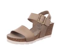 Panama Jack Plateau Sandaletten für Damen, beige, Größe 39 EU