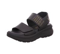 Panama Jack Plateau Sandaletten für Damen, schwarz, Größe 41 EU