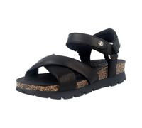 Panama Jack Riemchensandaletten für Damen, schwarz, Größe 37 EU