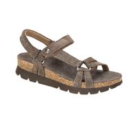 Panama Jack Sally B7 Sandale grau stone Velour für Damen, grau, Größe 41 EU