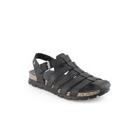 Panama Jack Sandalen Herren Glattleder schwarz, 44 (9.5)