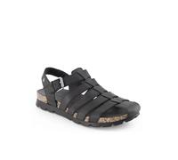 Panama Jack Sandalen Herren Glattleder schwarz, 45 (10.5)