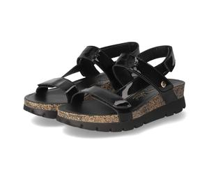 Panama Jack Sandalen SELMA - Gr. 40 - Schwarz - Lackleder