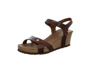 Panama Jack Sandaletten für Damen aus Italien, Spanien und Portugal für Damen, braun, Größe 41 EU