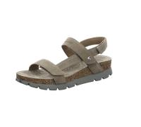 Panama Jack Riemchensandale Selma B19 Velour taupe/grau Damen Größe 41