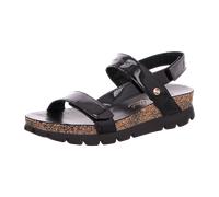 Panama Jack Damen Sandalen SELMA Schwarz Lackleder, Größe:40, Farbauswahl:schwarz