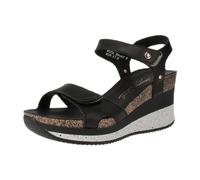 Panama Jack Sandaletten für Damen aus Italien, Spanien und Portugal für Damen, schwarz, Größe 40 EU