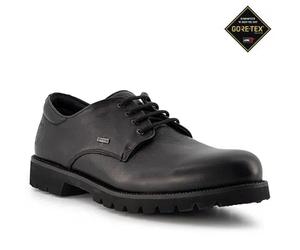 Panama Jack Schnürschuhe Herren Glattleder schwarz, 44 (9.5)