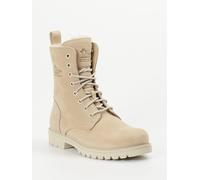 Panama Jack Schnürstiefelette Frisia B8 in beige/grau in Größe: 38 für Damen