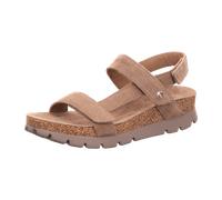 Panama Jack Selma B19 Sandale grau taupe Velour für Damen, beige, Größe 37 EU